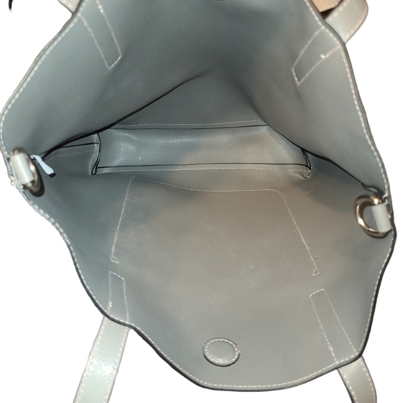 Tote purse bag metallic pink NWT - Picture 5 of 8